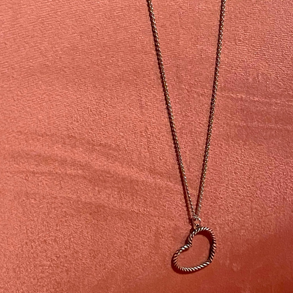 James Avery Charm Heart Necklace